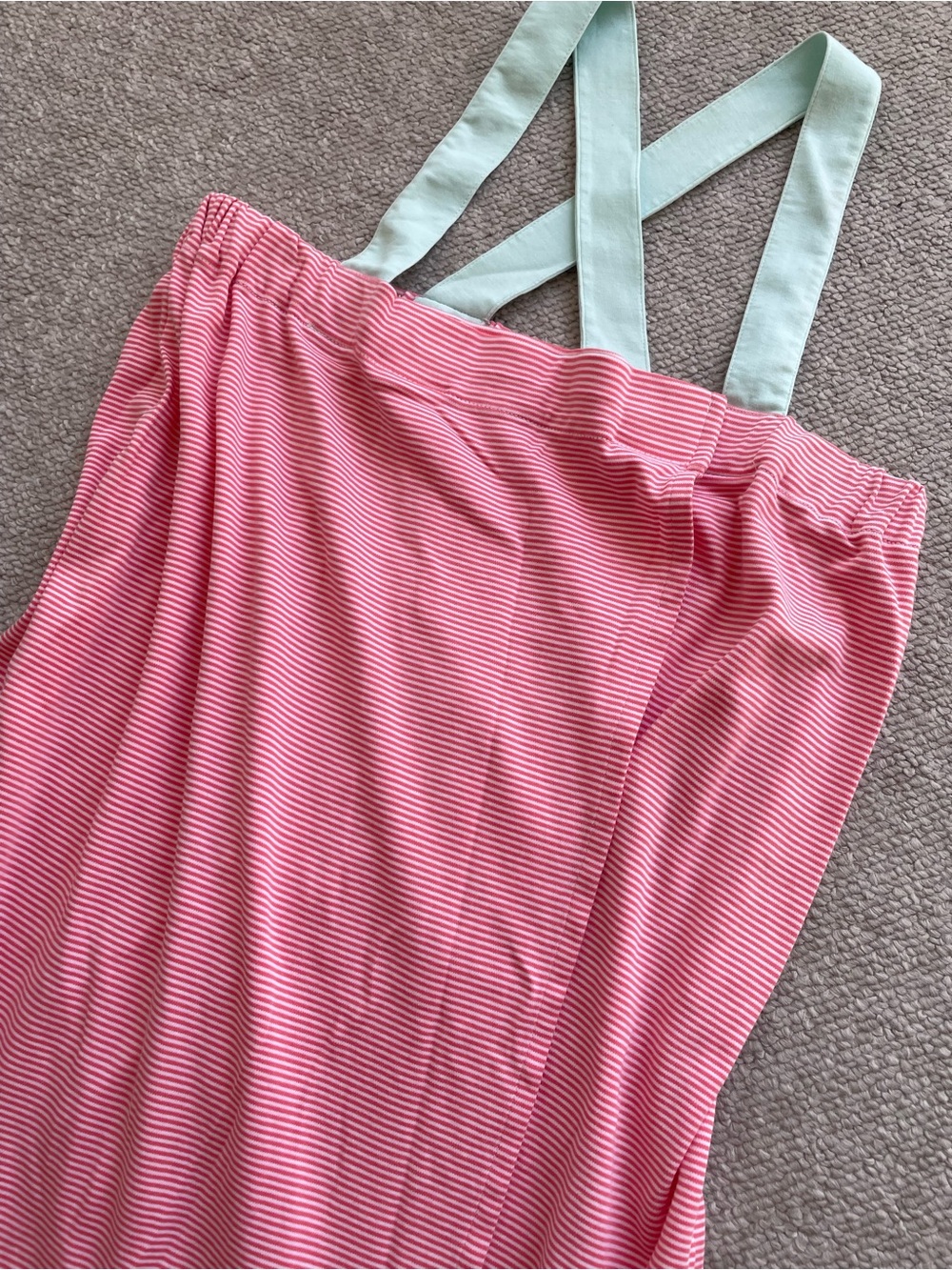 NWOT Lake Pajamas Pima After Bath Wrap, Gelato Anchor Stripe, Size Large - Picture 4 of 7